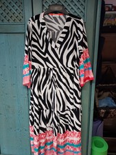 Love Sarah Kleid Gr.34/36 Gr.XS/S Maxikleid Made in Italy Viskosekleid Ibizastyl