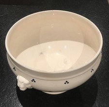 große Löwenkopf Suppen Terrine mit Deckel - Suppenterrine, Löwen Kopf Suppentopf