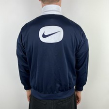 (S) VINTAGE NIKE TRACK JACKET / 90s, 80s, Retro, Trainingsjacke, swoosh, Sport