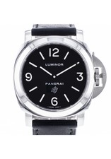 PANERAI Luminor Base Logo 44 mm, Acier, Cadran Noir, Automatique, réf : PAM00000