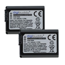 2 x 1050mAh Akku für Sony NP-FW50, DSC-RX10, -RX10 II, DSC-RX10 III, DSC-RX10 IV