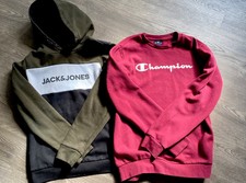 Kleidungspaket Jungen 164 Hoodies Pullover Jack and Jones und Champion 