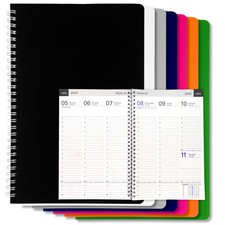 Wochenkalender 2023 Kalender Buchkalender Wochentimer blau, schwarz + Zusatzinh.