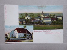 AK Sadisdorf bei Schmiedeberg Gasthof Kirche Erzgebirge 