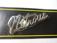Mr. Gasket " NITROUS " Schriftzug #6690, Aluguss polierte Chromoberfläche in OVP