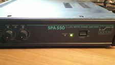 § Solton SPA 550 PA Verstärker Endstufe 4 Ohm DJ Equipment 19“ Amplifier 2x 275W