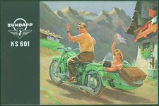 Zündapp KS 601 Der Grüne Elefant Motorrad Verkaufsprospekt sales brochure RP
