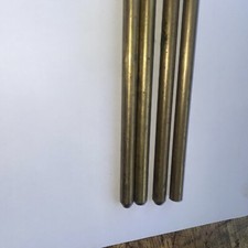 Messingwelle Messing 4x  Ø 10mm Länge 18cm Länge Rundstange Rundmaterial Stab
