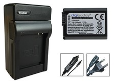 1050mAh Akku + Ladegerät für Sony DSC-RX10 II, DSC-RX10 III, DSC-RX10 IV NP-FW50