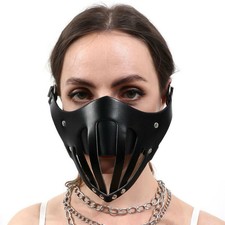 BDSM Sexy Cosplay Maske Petplay Maske Fetisch Maske Kunstleder Bondage Spielzeug