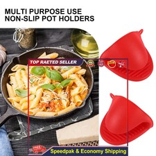2 Stck. Isolierte Backhandschuhe Multifunktion Heißkochpfannen Handschuhe Küchenwerkzeug