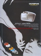 Olympus Mini Digital Kamera 2005 Magazin Anzeige #2461
