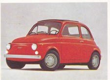 FIAT 500 * 1972 * Sammelbild * Sticker
