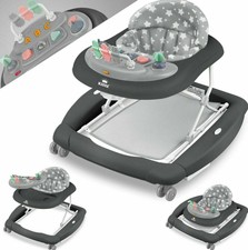 KIDIZ 4in1 verstellbar Lauflernhilfe Spielwagen Gehfrei Babywippe ab 6 Mona TOP