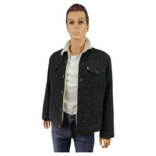 Levi Type 3 Sherpa Cord Denim Trucker Jacke Fell gefüttert Gr. M Brustumfang 40-42 (s838)