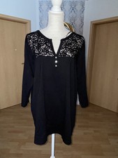 shirt bluse von Yessica c&a gr. xl 42/44 schwarz spitze 