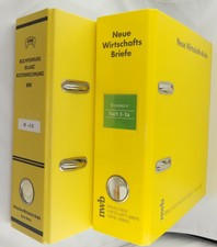 5 NWB Ordner leer gebraucht gelb Din A 5