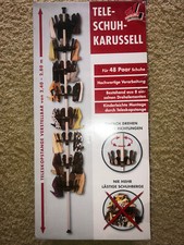 Das Original Schuhkarussell Schuhregal drehbar höhenverstellbar bis 3 m