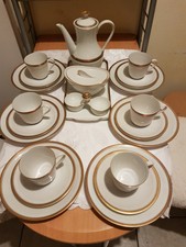 Antiquariat Kaffeetassenset Porzellan für 6 Personen 