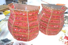 Wandkerzenhalter Windlicht  H ca.16 cm Dekoration Kerzenhalter Wandlicht Vintage