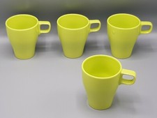 IKEA 4x KAFFEEBECHER grashüpfergrün Ø ca. 8,2 cm / ca. 10 cm hoch