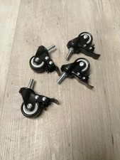 1,5 Zoll Drehgelenkrolle mit Gewindebolzen Drehrad und Bremse für Wagen, Wagen, 