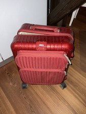 Rimowa Deluxe Multiwheel Cabin Trolley Reisekoffer mit Taschen