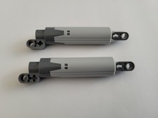 Lego 61927c01#  2xTechnik  Schraubzylinder  grau neu hellgrau 42043