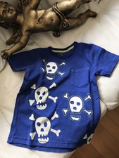 ❤️cooles T- Shirt , Totenkopf, Gr 4-5 Years, Gr 110-116,??Mini Boden, rar