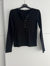 Zara Strickjacke M 38 Strick Oberteil w.neu Pulli schwarz kurz