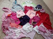 Mädchen 30 tlg Paket Kleid Strumpfhosen Shirts Pullover Wäsche Gr 110 116 B-Ware