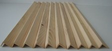 5 Winkelleisten Kiefer/Fichte Bastelholz 28x44x1000mm Bastlerleisten Eckleiste