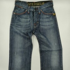 G-Star Core Regular W30 L32 blau Designer Denim Herren Retro Vintage Jeans Hose