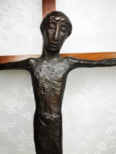 Kreuz mit Jesus, Bronze,  selten .^Bilder ^