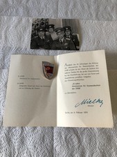 Orden 25 Jahre Ministerium für Staatssicherheit-- MfS Stasi DDR mit Karte+Foto