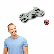 MÄNNER OHRSTECKER MOTORRAD-ECHT SILBER 925-MADE IN GERMANY