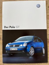 VW Prospekt „Der  Polo GT“ von 2003 Polo Typ 9N3 VW Polo Broschüre