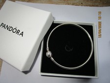  Pandora Armreif Armband 925 Sterlingsilber 590724-21 cm in Geschenkverp.wie neu