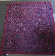 Seidentuch, Highmoor, bordeauxrot