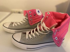 Converse All Star Chucks 39,5 Grau/Pink, hoch