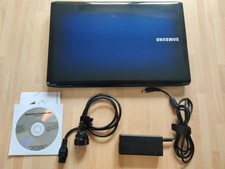 Samsung R580 Laptop in blau, Intel Core i3-370M, 640 GB HDD, Windows 7 + Tasche