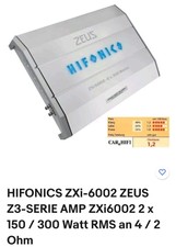 HIFONICS ZXi-6002 ZEUS Z3-SERIE AMP ZXi6002 2 x 150 / 300 Watt RMS 2 Kanal AMP