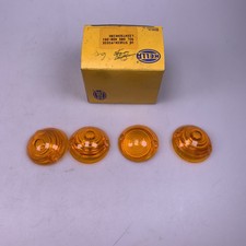 Blinkerkappe Ochsenaugen Blinkerglas  gelb 4 Stück Original Hella XX11326