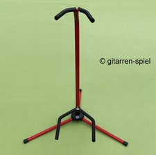 Gitarren-Ständer K&M rot Schwanenhals Gabel Stativ König & Meyer Top!
