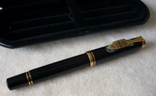 Pelikan Kolbenfüller M800 schwarz Old Style RAR 14K/585 Goldfeder - W.- Germany