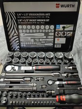 würth zebra steckschlüsselsatz 1/4+1/2 Zoll 59 tlg. IP 5X