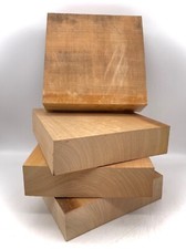 (324,75€/m²) Drechselholz Kirschbaum getrocknet  20x20x5cm Schalenrohling Holz