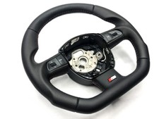 Tuning S-Line Lenkrad Lederlenkrad Multifunktion DSG AUDi A6 C6 4F ABGEFLACHT