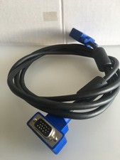 PC Monitor Kabel VGA Kabel D-Sub Winkel , ca. 180cm schwarz , 1 Stück   