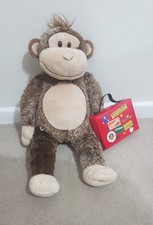 Build A Bear Workshop 2010" I am Walking "Sprechender Affe-Plüschtier 18"
